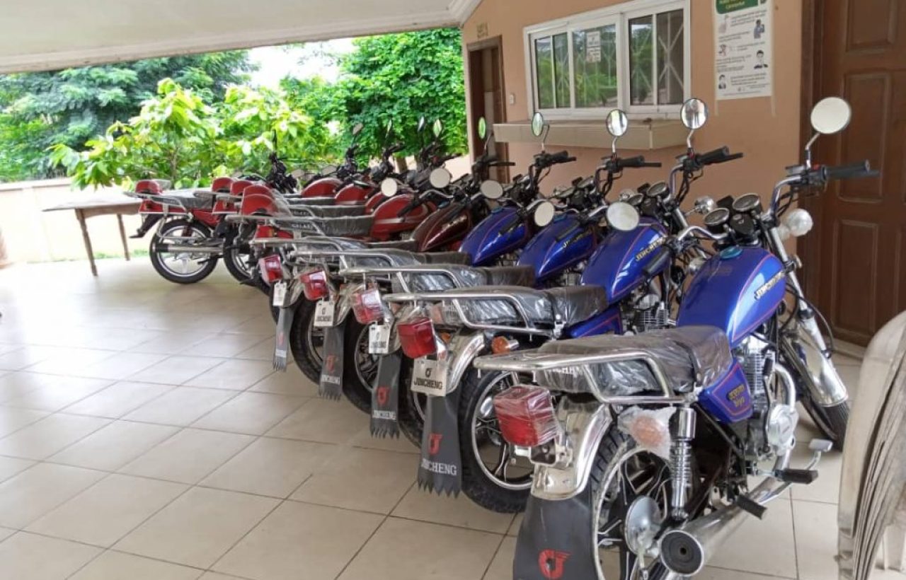 Frank Asiedu Bekoe donates Motorbikes to Suhum Constituency