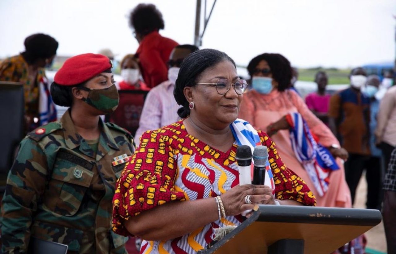 NPP parliamentarians are your best bet for development – First Lady to Ada and Sege residents