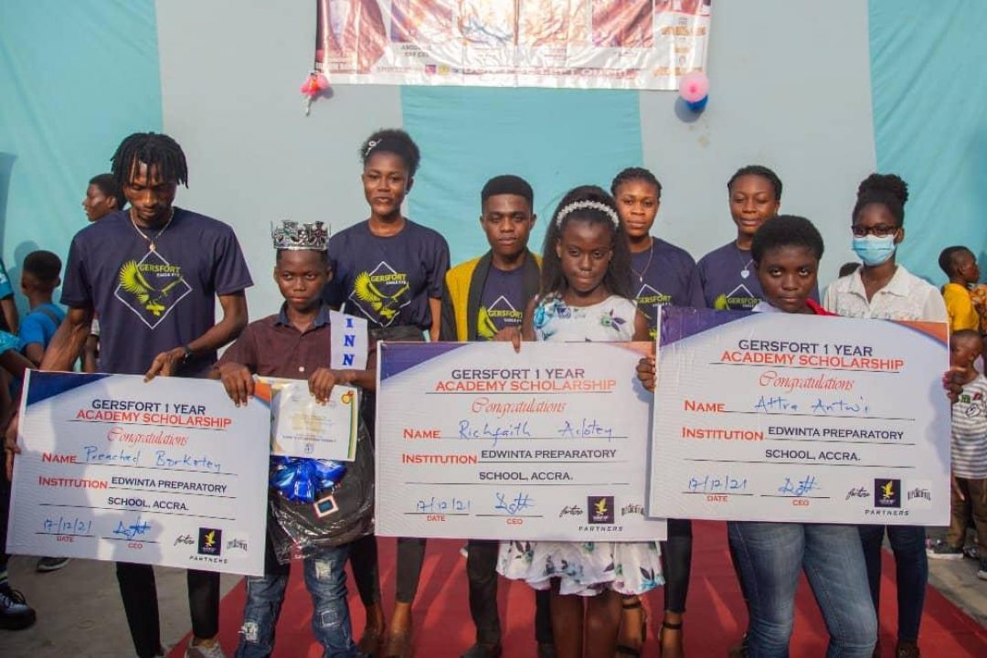 GERSFORT EAGLE EYE AWARDS THREE STUDENTS OF EDWINTA PREPARATORY SCHOOL WITH ACADEMIC SCHOLARSHIPS