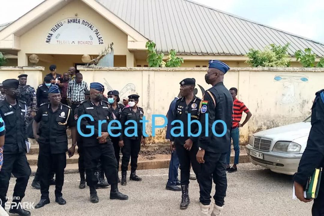 Ellembelle District: IGP Visit Teleku Bokazo After Youth Attack Essiama Divisional Police Command