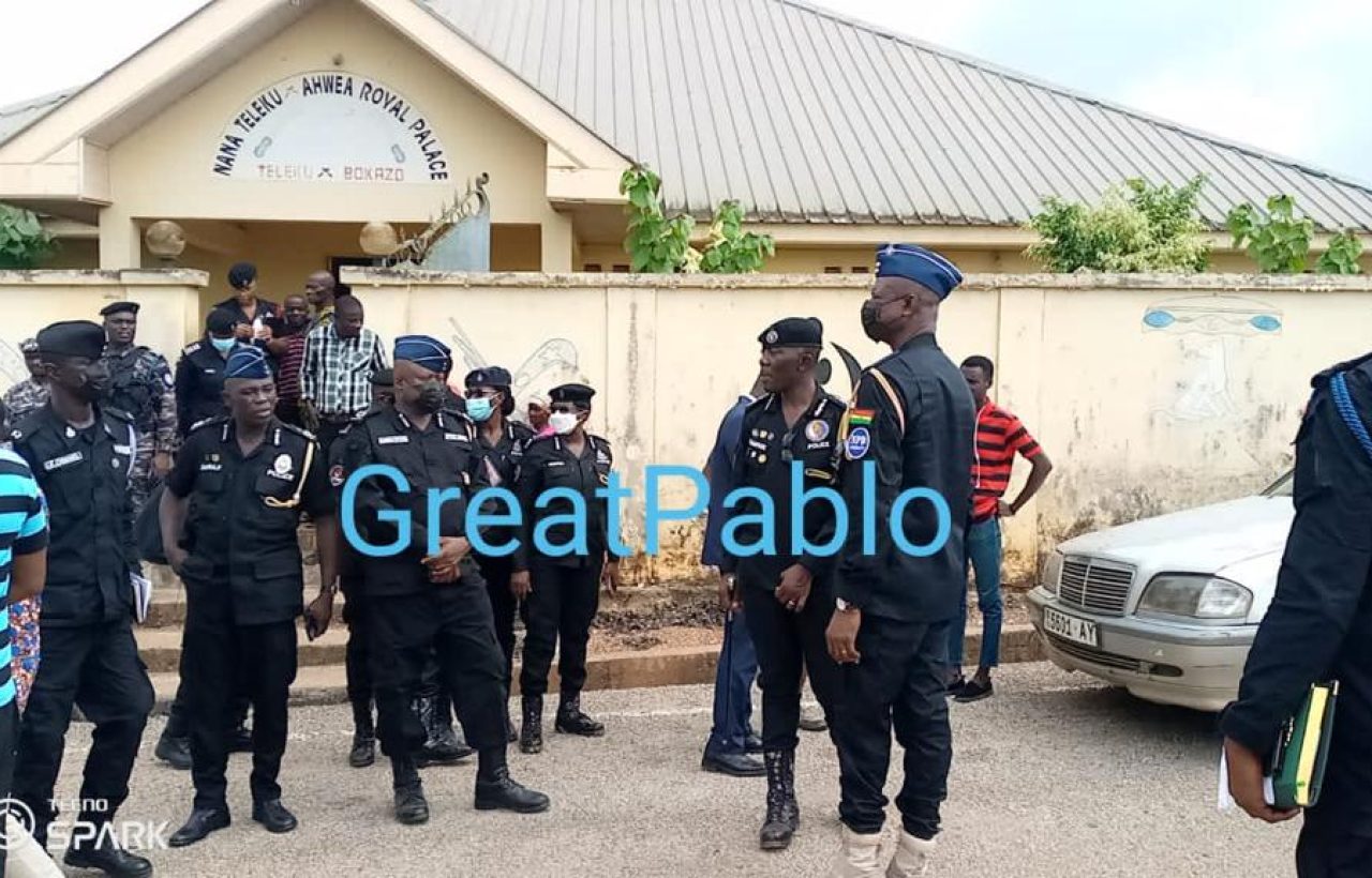 Ellembelle District: IGP Visit Teleku Bokazo After Youth Attack Essiama Divisional Police Command