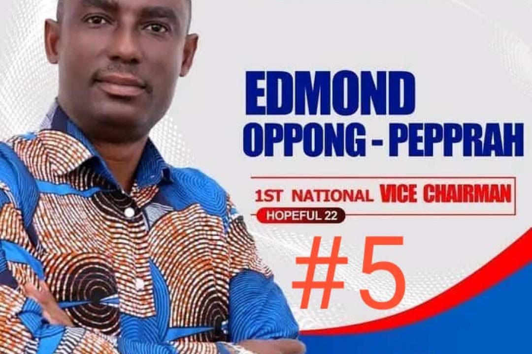 HON EDMOND OPPONG-PEPRAH PICKS NUMBER 5 ON THE BALLOT PAPER