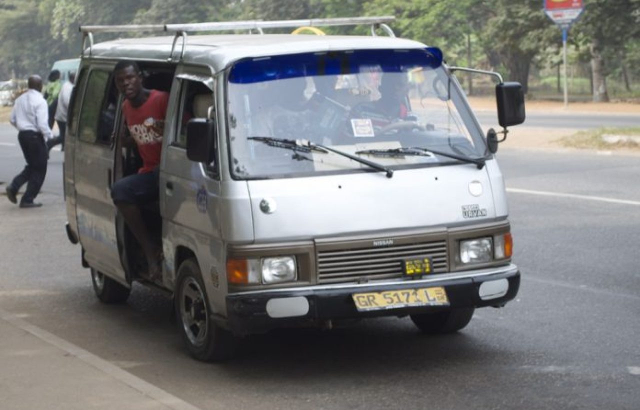 Fight Ensues In Trotro After Trotro Mate Refused To Reduce Fare Charges