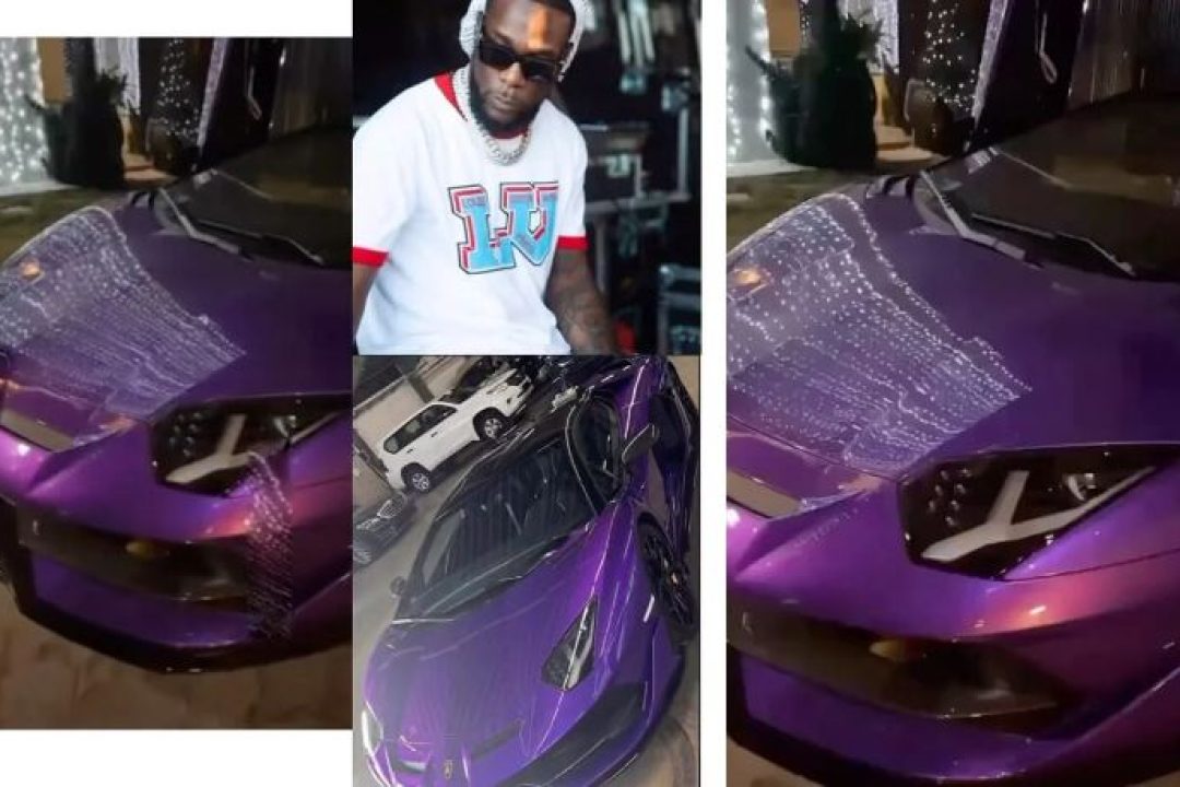 Burna Boy Takes Delivery Of $700,000 Lamborghini Aventador SVJ