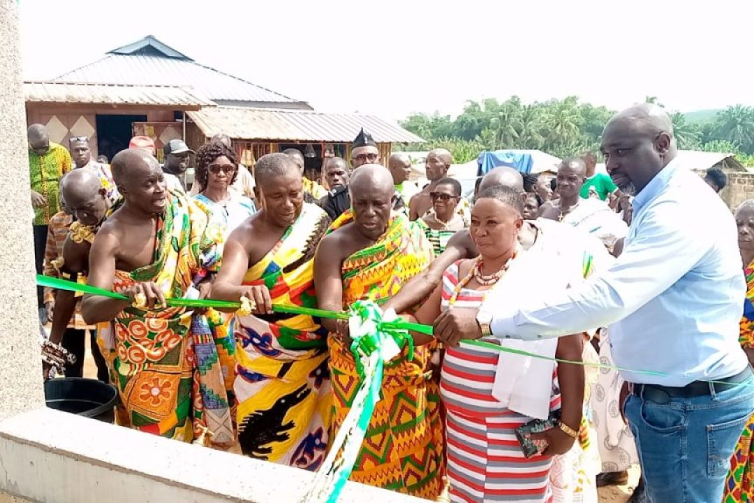 AHANTA WEST:GREL Hands Over 2 Completed Ultra Modern Water Projects To Farming Communities