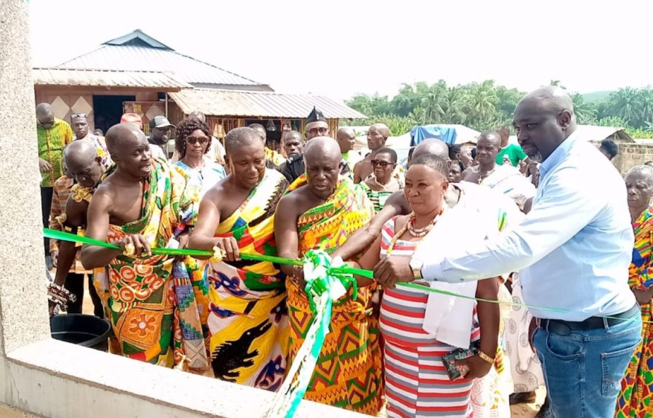 AHANTA WEST:GREL Hands Over 2 Completed Ultra Modern Water Projects To Farming Communities