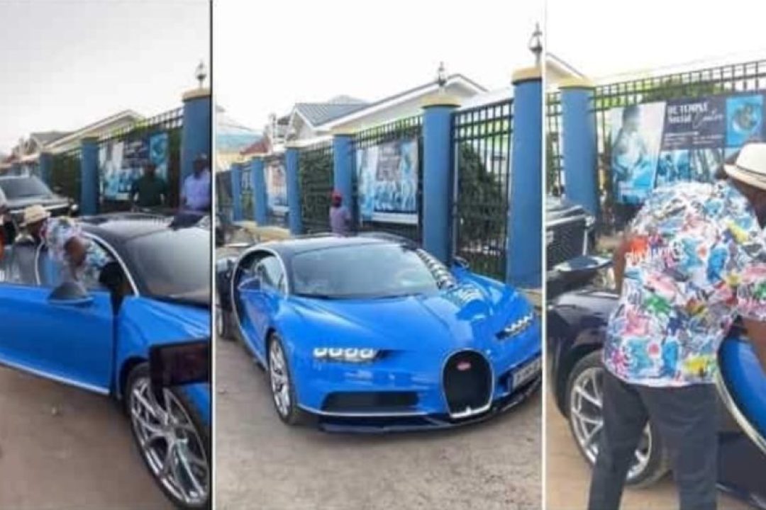 Despite ‘Bore’ As He Pulls Up At Opening Of Massage Spa In His $3 Million Bugatti